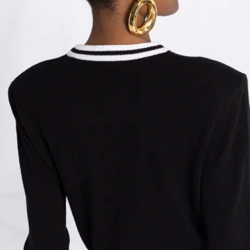 Authentic Balmain intarsia-knit logo jumper. - Picture 10 of 16